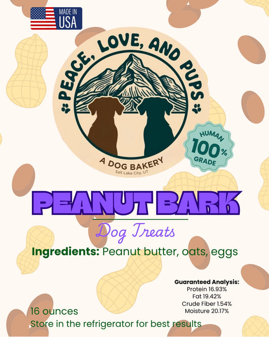 Peanut Bark - Peanut Butter Dog Treats